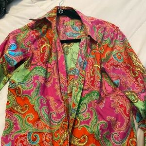 PAISLEY RALPH LAUREN BUTTON DOWN